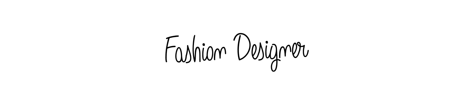 You should practise on your own different ways (Angelique-Rose-font-FFP) to write your name (Fashion Designer) in signature. don't let someone else do it for you. Fashion Designer signature style 5 images and pictures png