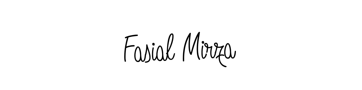 Design your own signature with our free online signature maker. With this signature software, you can create a handwritten (Angelique-Rose-font-FFP) signature for name Fasial Mirza. Fasial Mirza signature style 5 images and pictures png