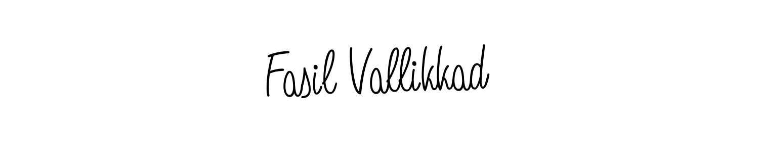 How to make Fasil Vallikkad signature? Angelique-Rose-font-FFP is a professional autograph style. Create handwritten signature for Fasil Vallikkad name. Fasil Vallikkad signature style 5 images and pictures png
