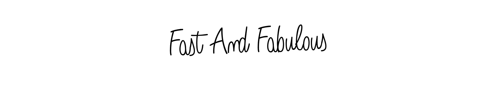 Best and Professional Signature Style for Fast And Fabulous. Angelique-Rose-font-FFP Best Signature Style Collection. Fast And Fabulous signature style 5 images and pictures png