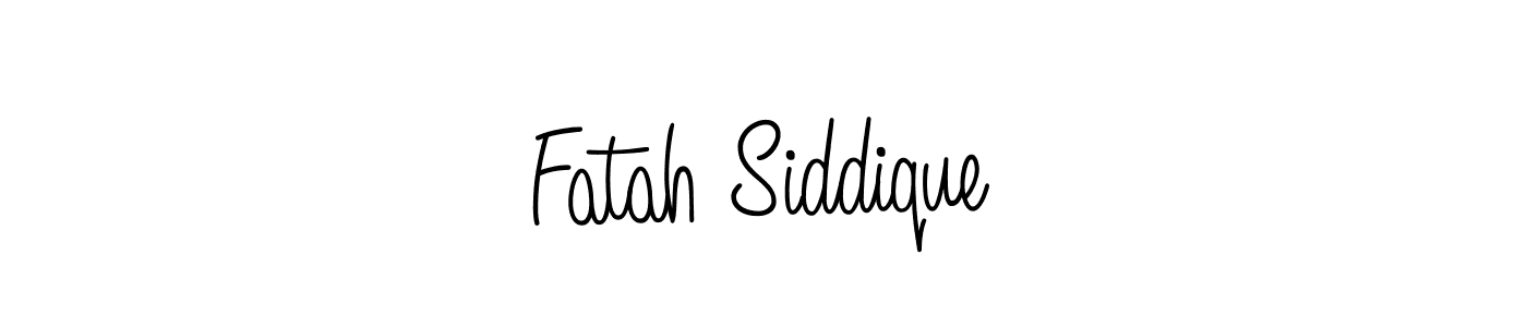 How to make Fatah Siddique signature? Angelique-Rose-font-FFP is a professional autograph style. Create handwritten signature for Fatah Siddique name. Fatah Siddique signature style 5 images and pictures png