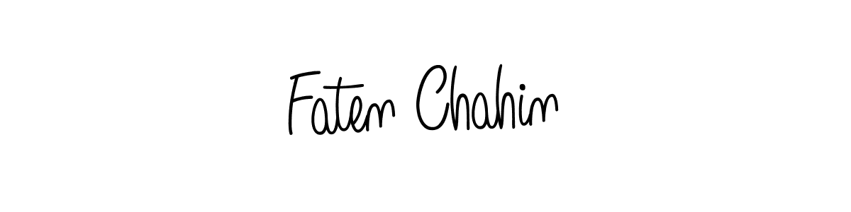 How to Draw Faten Chahin signature style? Angelique-Rose-font-FFP is a latest design signature styles for name Faten Chahin. Faten Chahin signature style 5 images and pictures png