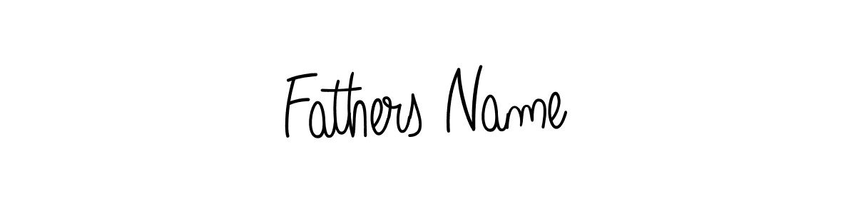 Fathers Name stylish signature style. Best Handwritten Sign (Angelique-Rose-font-FFP) for my name. Handwritten Signature Collection Ideas for my name Fathers Name. Fathers Name signature style 5 images and pictures png