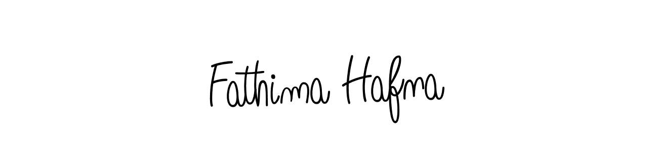 How to make Fathima Hafna name signature. Use Angelique-Rose-font-FFP style for creating short signs online. This is the latest handwritten sign. Fathima Hafna signature style 5 images and pictures png