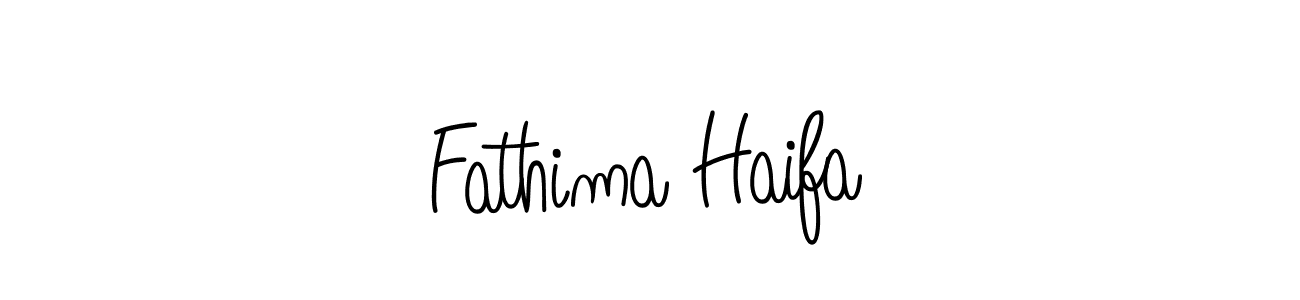 The best way (Angelique-Rose-font-FFP) to make a short signature is to pick only two or three words in your name. The name Fathima Haifa include a total of six letters. For converting this name. Fathima Haifa signature style 5 images and pictures png