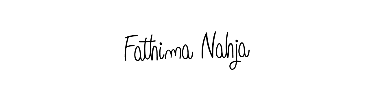 It looks lik you need a new signature style for name Fathima Nahja. Design unique handwritten (Angelique-Rose-font-FFP) signature with our free signature maker in just a few clicks. Fathima Nahja signature style 5 images and pictures png