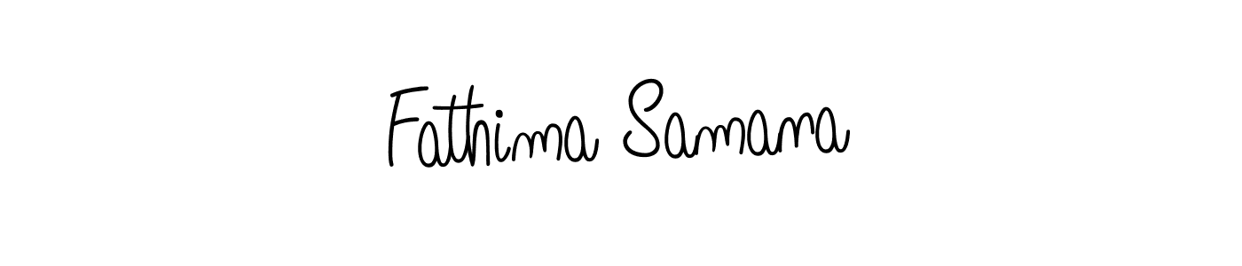 Make a short Fathima Samana signature style. Manage your documents anywhere anytime using Angelique-Rose-font-FFP. Create and add eSignatures, submit forms, share and send files easily. Fathima Samana signature style 5 images and pictures png