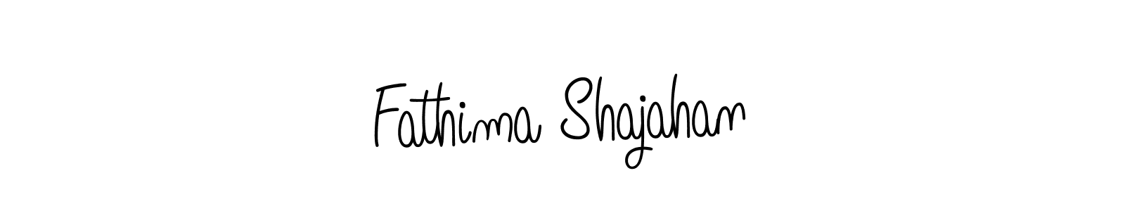 The best way (Angelique-Rose-font-FFP) to make a short signature is to pick only two or three words in your name. The name Fathima Shajahan include a total of six letters. For converting this name. Fathima Shajahan signature style 5 images and pictures png