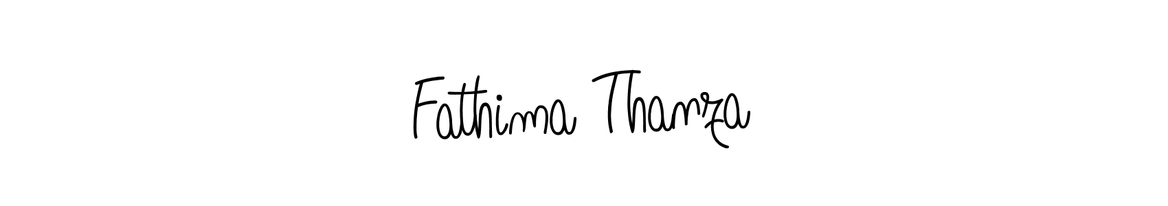 You should practise on your own different ways (Angelique-Rose-font-FFP) to write your name (Fathima Thanza⭐) in signature. don't let someone else do it for you. Fathima Thanza⭐ signature style 5 images and pictures png