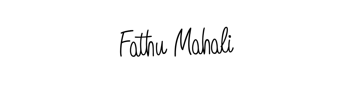 Design your own signature with our free online signature maker. With this signature software, you can create a handwritten (Angelique-Rose-font-FFP) signature for name Fathu Mahali. Fathu Mahali signature style 5 images and pictures png