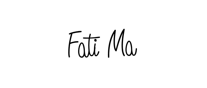 Make a beautiful signature design for name Fati Ma. Use this online signature maker to create a handwritten signature for free. Fati Ma signature style 5 images and pictures png