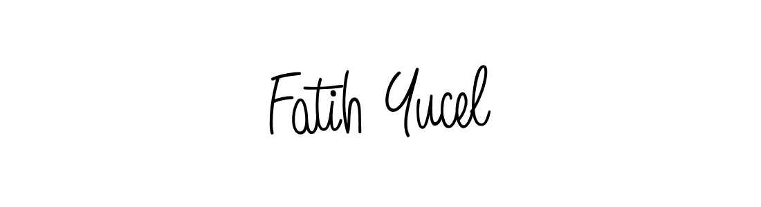 How to make Fatih Yucel name signature. Use Angelique-Rose-font-FFP style for creating short signs online. This is the latest handwritten sign. Fatih Yucel signature style 5 images and pictures png