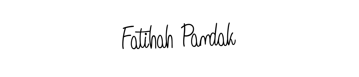 How to Draw Fatihah Pandak signature style? Angelique-Rose-font-FFP is a latest design signature styles for name Fatihah Pandak. Fatihah Pandak signature style 5 images and pictures png