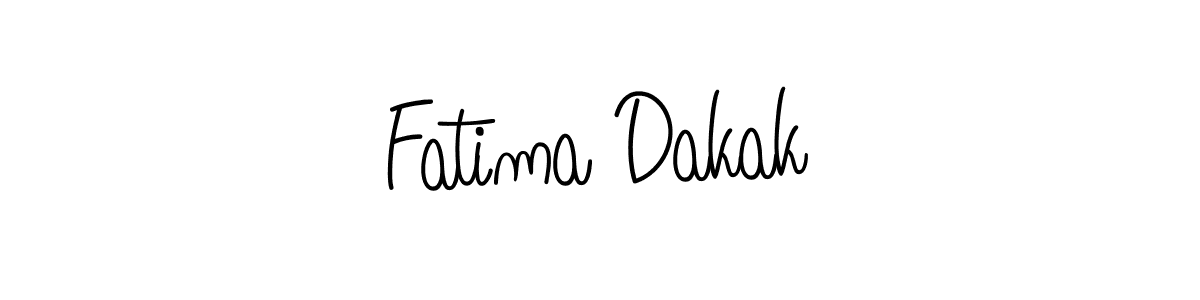 Design your own signature with our free online signature maker. With this signature software, you can create a handwritten (Angelique-Rose-font-FFP) signature for name Fatima Dakak. Fatima Dakak signature style 5 images and pictures png
