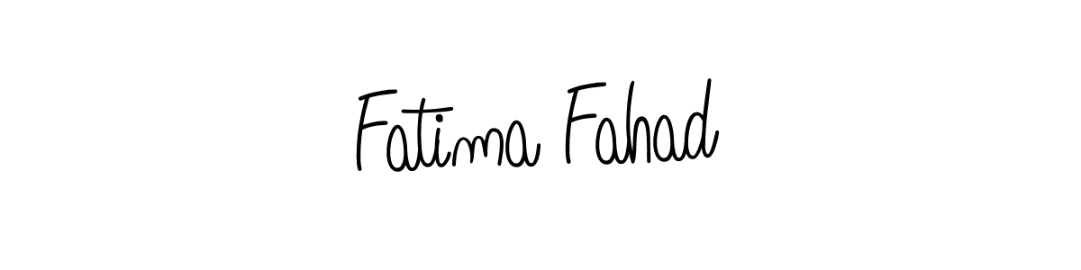Design your own signature with our free online signature maker. With this signature software, you can create a handwritten (Angelique-Rose-font-FFP) signature for name Fatima Fahad. Fatima Fahad signature style 5 images and pictures png