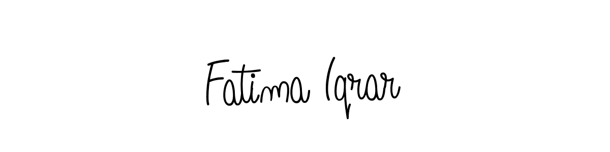 Check out images of Autograph of Fatima Iqrar name. Actor Fatima Iqrar Signature Style. Angelique-Rose-font-FFP is a professional sign style online. Fatima Iqrar signature style 5 images and pictures png