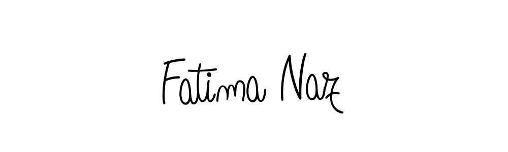 The best way (Angelique-Rose-font-FFP) to make a short signature is to pick only two or three words in your name. The name Fatima Naz include a total of six letters. For converting this name. Fatima Naz signature style 5 images and pictures png