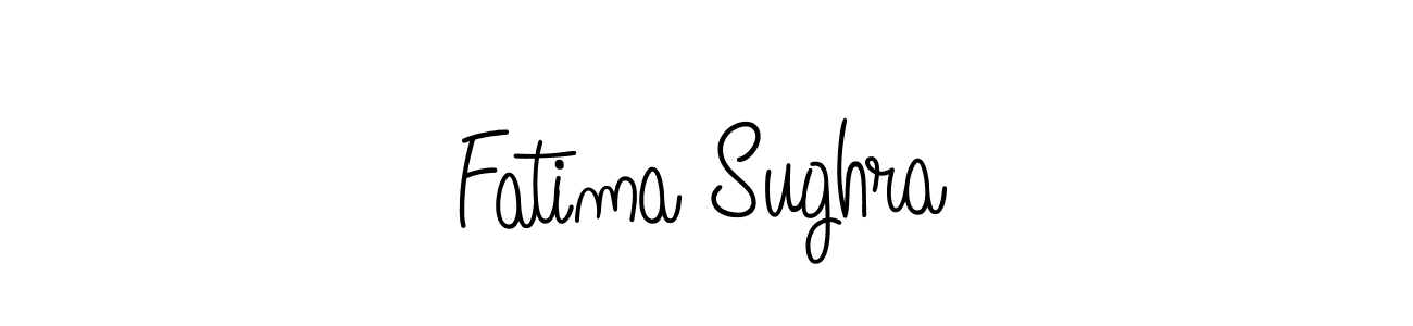 Create a beautiful signature design for name Fatima Sughra. With this signature (Angelique-Rose-font-FFP) fonts, you can make a handwritten signature for free. Fatima Sughra signature style 5 images and pictures png