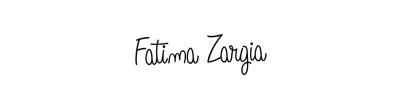 How to make Fatima Zargia signature? Angelique-Rose-font-FFP is a professional autograph style. Create handwritten signature for Fatima Zargia name. Fatima Zargia signature style 5 images and pictures png