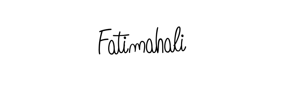 Fatimahali stylish signature style. Best Handwritten Sign (Angelique-Rose-font-FFP) for my name. Handwritten Signature Collection Ideas for my name Fatimahali. Fatimahali signature style 5 images and pictures png