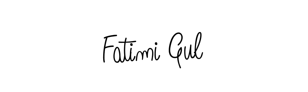 How to make Fatimi Gul signature? Angelique-Rose-font-FFP is a professional autograph style. Create handwritten signature for Fatimi Gul name. Fatimi Gul signature style 5 images and pictures png