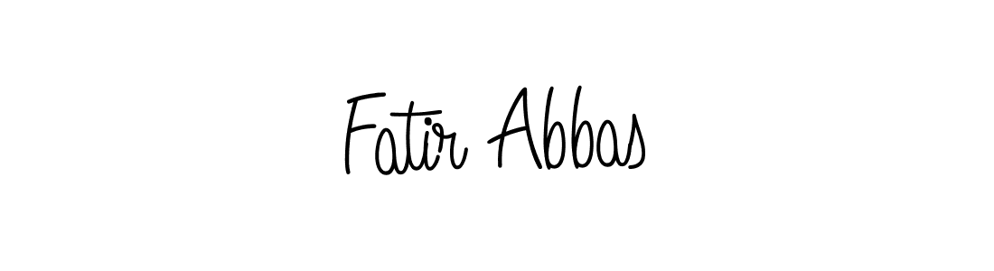 Also we have Fatir Abbas name is the best signature style. Create professional handwritten signature collection using Angelique-Rose-font-FFP autograph style. Fatir Abbas signature style 5 images and pictures png