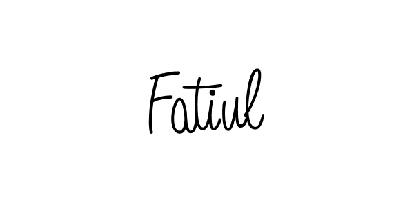 How to make Fatiul signature? Angelique-Rose-font-FFP is a professional autograph style. Create handwritten signature for Fatiul name. Fatiul signature style 5 images and pictures png