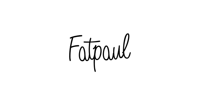 Angelique-Rose-font-FFP is a professional signature style that is perfect for those who want to add a touch of class to their signature. It is also a great choice for those who want to make their signature more unique. Get Fatpaul name to fancy signature for free. Fatpaul signature style 5 images and pictures png