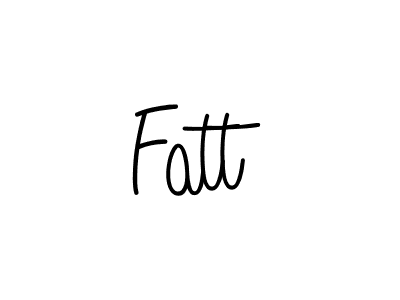 Also we have Fatt name is the best signature style. Create professional handwritten signature collection using Angelique-Rose-font-FFP autograph style. Fatt signature style 5 images and pictures png