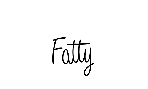 Create a beautiful signature design for name Fatty. With this signature (Angelique-Rose-font-FFP) fonts, you can make a handwritten signature for free. Fatty signature style 5 images and pictures png
