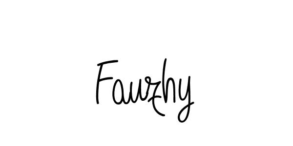 Fauzhy stylish signature style. Best Handwritten Sign (Angelique-Rose-font-FFP) for my name. Handwritten Signature Collection Ideas for my name Fauzhy. Fauzhy signature style 5 images and pictures png