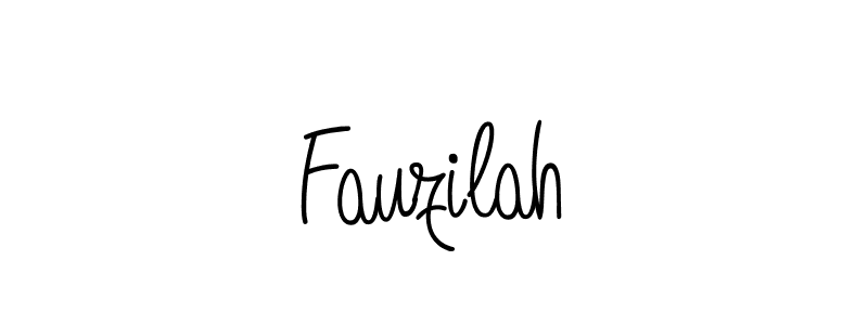 Also we have Fauzilah name is the best signature style. Create professional handwritten signature collection using Angelique-Rose-font-FFP autograph style. Fauzilah signature style 5 images and pictures png