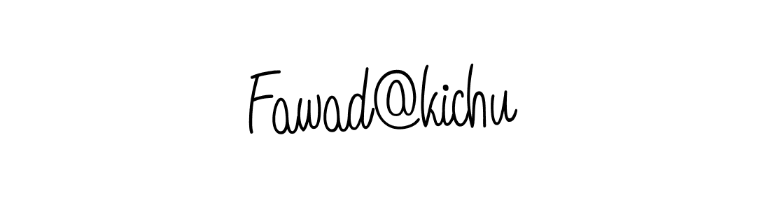 Similarly Angelique-Rose-font-FFP is the best handwritten signature design. Signature creator online .You can use it as an online autograph creator for name Fawad@kichu. Fawad@kichu signature style 5 images and pictures png