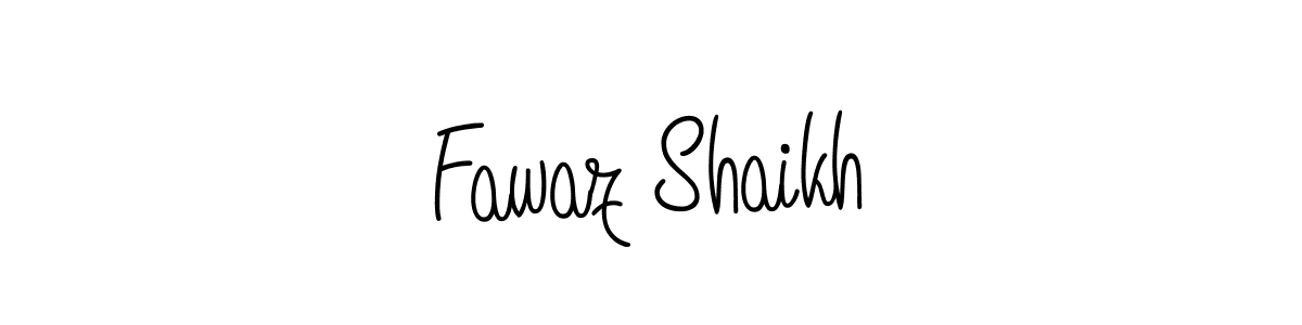 Create a beautiful signature design for name Fawaz Shaikh. With this signature (Angelique-Rose-font-FFP) fonts, you can make a handwritten signature for free. Fawaz Shaikh signature style 5 images and pictures png