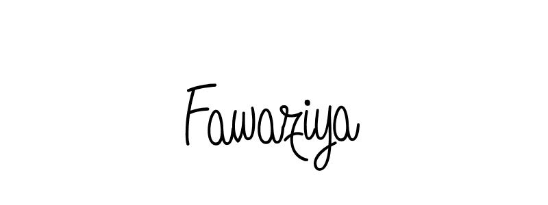 Fawaziya stylish signature style. Best Handwritten Sign (Angelique-Rose-font-FFP) for my name. Handwritten Signature Collection Ideas for my name Fawaziya. Fawaziya signature style 5 images and pictures png