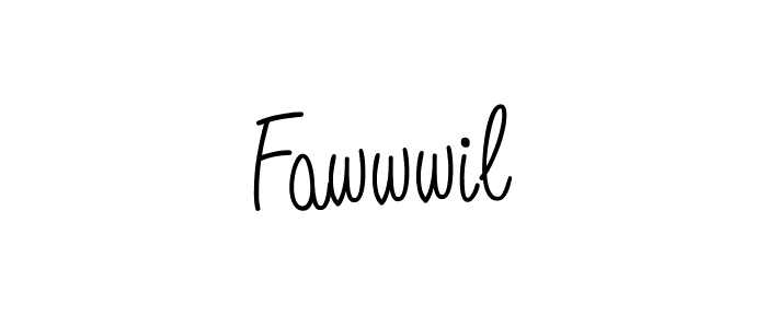 How to Draw Fawwwil signature style? Angelique-Rose-font-FFP is a latest design signature styles for name Fawwwil. Fawwwil signature style 5 images and pictures png