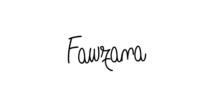 Also we have Fawzana name is the best signature style. Create professional handwritten signature collection using Angelique-Rose-font-FFP autograph style. Fawzana signature style 5 images and pictures png