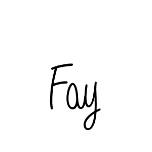 Fay stylish signature style. Best Handwritten Sign (Angelique-Rose-font-FFP) for my name. Handwritten Signature Collection Ideas for my name Fay. Fay signature style 5 images and pictures png