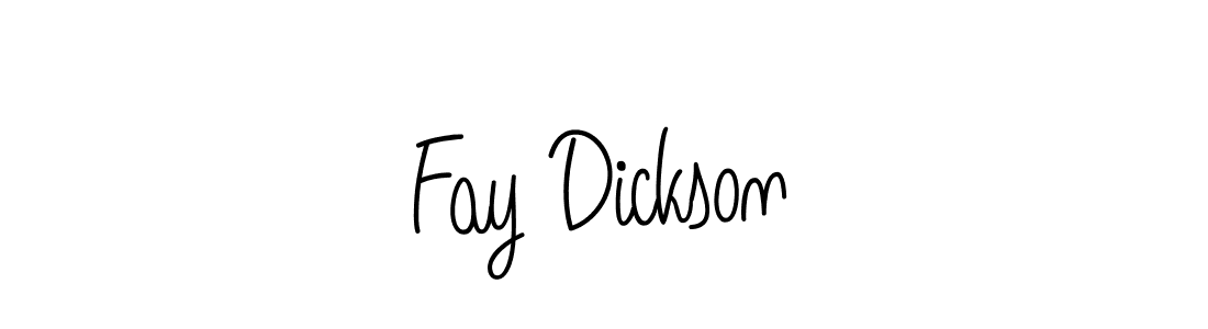 Angelique-Rose-font-FFP is a professional signature style that is perfect for those who want to add a touch of class to their signature. It is also a great choice for those who want to make their signature more unique. Get Fay Dickson name to fancy signature for free. Fay Dickson signature style 5 images and pictures png