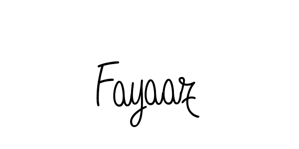 Fayaaz stylish signature style. Best Handwritten Sign (Angelique-Rose-font-FFP) for my name. Handwritten Signature Collection Ideas for my name Fayaaz. Fayaaz signature style 5 images and pictures png