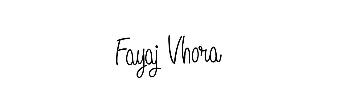 Here are the top 10 professional signature styles for the name Fayaj Vhora. These are the best autograph styles you can use for your name. Fayaj Vhora signature style 5 images and pictures png