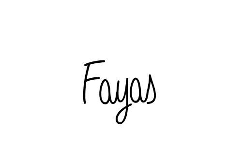 Fayas stylish signature style. Best Handwritten Sign (Angelique-Rose-font-FFP) for my name. Handwritten Signature Collection Ideas for my name Fayas. Fayas signature style 5 images and pictures png