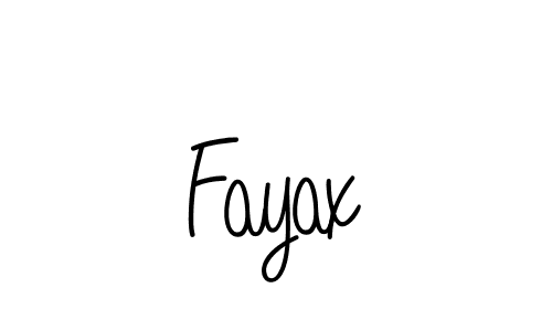 Angelique-Rose-font-FFP is a professional signature style that is perfect for those who want to add a touch of class to their signature. It is also a great choice for those who want to make their signature more unique. Get Fayax name to fancy signature for free. Fayax signature style 5 images and pictures png