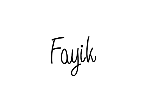 The best way (Angelique-Rose-font-FFP) to make a short signature is to pick only two or three words in your name. The name Fayik include a total of six letters. For converting this name. Fayik signature style 5 images and pictures png