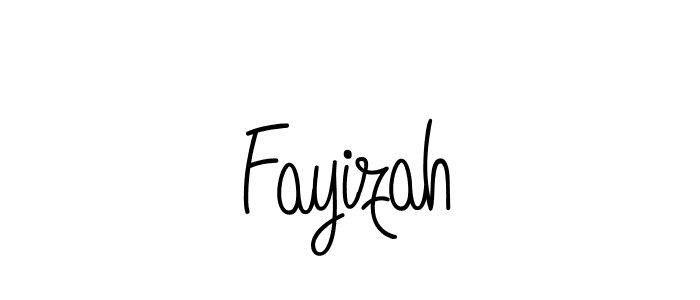 Also we have Fayizah name is the best signature style. Create professional handwritten signature collection using Angelique-Rose-font-FFP autograph style. Fayizah signature style 5 images and pictures png