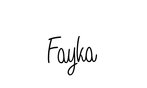 Best and Professional Signature Style for Fayka. Angelique-Rose-font-FFP Best Signature Style Collection. Fayka signature style 5 images and pictures png