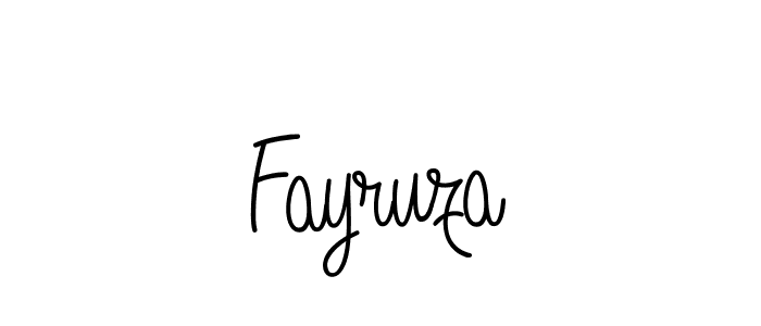 How to Draw Fayruza signature style? Angelique-Rose-font-FFP is a latest design signature styles for name Fayruza. Fayruza signature style 5 images and pictures png