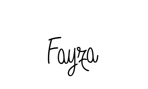 Create a beautiful signature design for name Fayza. With this signature (Angelique-Rose-font-FFP) fonts, you can make a handwritten signature for free. Fayza signature style 5 images and pictures png