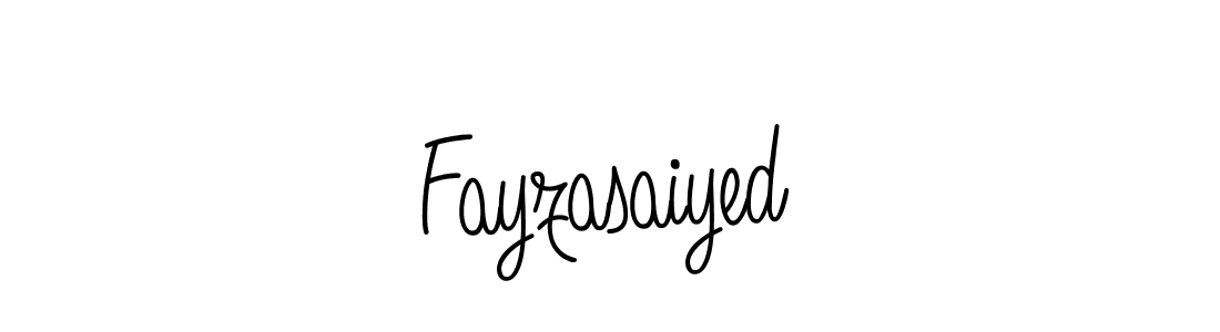 Create a beautiful signature design for name Fayzasaiyed. With this signature (Angelique-Rose-font-FFP) fonts, you can make a handwritten signature for free. Fayzasaiyed signature style 5 images and pictures png