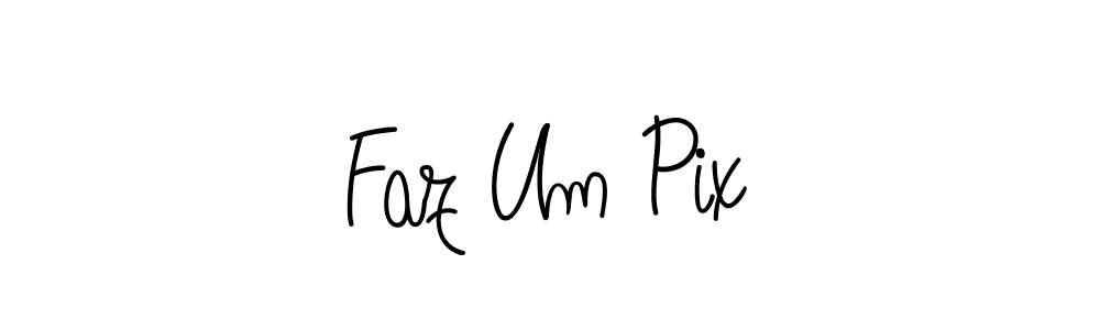 Make a beautiful signature design for name Faz Um Pix. With this signature (Angelique-Rose-font-FFP) style, you can create a handwritten signature for free. Faz Um Pix signature style 5 images and pictures png